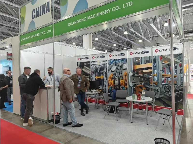 Med fokus på det eurasiske infrastrukturmarkedet: Quangong Machinery Co., Ltd. stiller ut på Russlands CTT EXPO